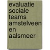 Evaluatie sociale teams Amstelveen en Aalsmeer door Rob Gilsing