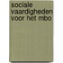 sociale vaardigheden voor het MBO