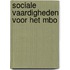 sociale vaardigheden voor het MBO