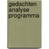 Gedachten analyse programma