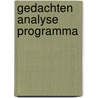 Gedachten analyse programma by Herman Beuker