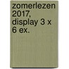 Zomerlezen 2017, display 3 x 6 ex. door Geen auteur