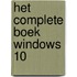Het Complete boek Windows 10