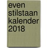 Even stilstaan kalender 2018 door Stine Jensen