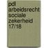 Pdl arbeidsrecht sociale zekerheid 17/18