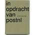 In opdracht van ...... PostNL