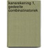 Kansrekening 1, gedeelte Combinatinatoriek