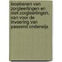 Loopbanen van zorgleerlingen en niet-zorgleerlingen, van voor de invoering van Passend Onderwijs