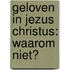 Geloven in Jezus Christus: waarom niet?