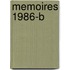 Memoires 1986-B