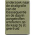 Onderzoek naar de stratigrafie van de lösssequentie en de daarin aangetroffen artefacten op De Kaap bij St. Geertruid