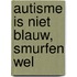 Autisme is niet blauw, smurfen wel