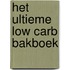 Het ultieme low carb bakboek