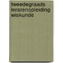 tweedegraads lerarenopleiding wiskunde
