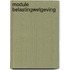 Module belastingwetgeving