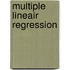 Multiple lineair regression