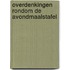 Overdenkingen rondom de avondmaalstafel