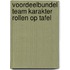 Voordeelbundel Team karakter rollen op tafel