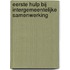 Eerste hulp bij intergemeentelijke samenwerking