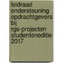 Leidraad ondersteuning opdrachtgevers bij RGS-projecten Studenteneditie 2017