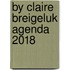 By Claire Breigeluk agenda 2018