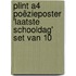 Plint A4 poëzieposter 'laatste schooldag' set van 10
