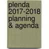 Plenda 2017-2018 Planning & Agenda by Jolanda Peters