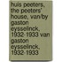 Huis Peeters, the Peeters' house, van/by Gaston Eysselinck, 1932-1933 van Gaston Eysselinck, 1932-1933