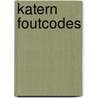 Katern foutcodes by Jelle De Keersmaecker
