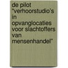 De pilot “Verhoorstudio’s in opvanglocaties voor slachtoffers van mensenhandel” door M.J.J. Kunst