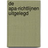 De APA-richtlijnen uitgelegd door Jurgen Mollema
