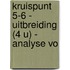 Kruispunt 5-6 - Uitbreiding (4 u) - Analyse VO