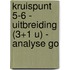 Kruispunt 5-6 - Uitbreiding (3+1 u) - Analyse GO