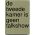 De Tweede Kamer is geen talkshow
