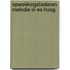 Opwekkingsliederen Melodie in Es-hoog