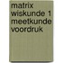 Matrix Wiskunde 1 Meetkunde voordruk