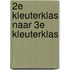 2e kleuterklas naar 3e kleuterklas