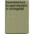 Heemskerkse burgemeesters in oorlogstijd