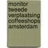 Monitor tweede verplaatsing coffeeshops Amsterdam