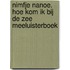 Nimfje Nanoe. Hoe kom ik bij de zee Meeluisterboek