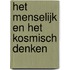 Het menselijk en het kosmisch denken