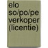 ELO SO/PO/PE Verkoper (licentie)