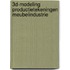 3D-modeling productietekeningen meubelindustrie
