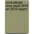 Cursusboek MOS Excel 2016 en 2013 Expert