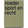 Reader Sport en recht door Luuk Schoenmakers