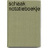 Schaak notatieboekje