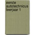 Eerste autotechnicus leerjaar 1