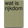 Wat is Rijkdom by Marja Manders