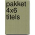 Pakket 4x6 titels