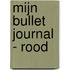 Mijn bullet journal - rood